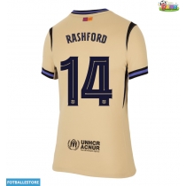 Barcelona Marcus Rashford #14 Bortedrakt Dame 2025-26 Kortermet